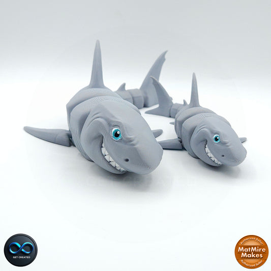 Flexi Great White Shark